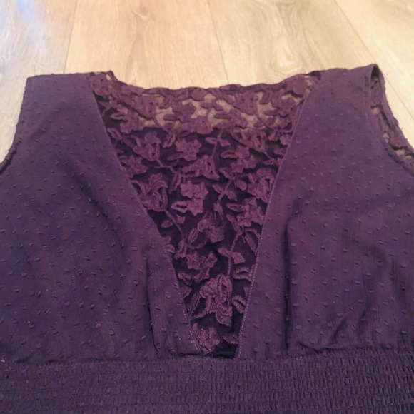 Ricki’s Dark Purple Lace Dress US 14 - Picture 5 of 7